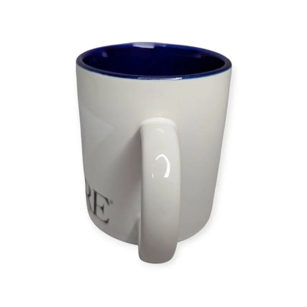 Vintage Sabre White & Blue Ceramic Mug